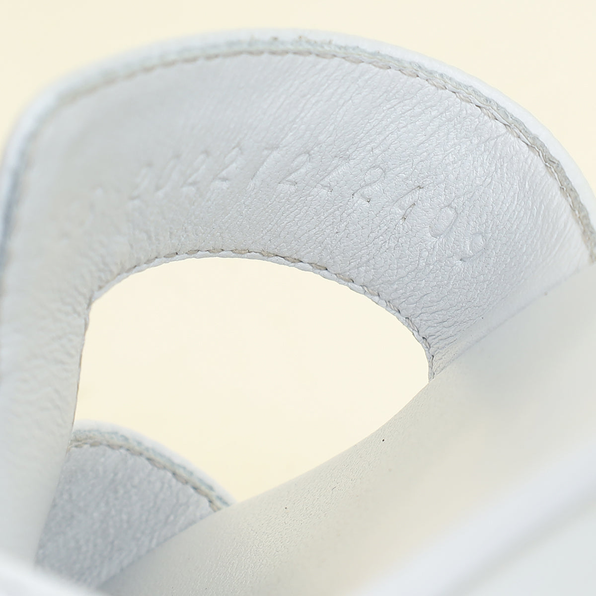 Hermes Bleu Glacier Oran Sandals 38.5