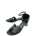Hermes Noir Encens 50 Sandal 38.5