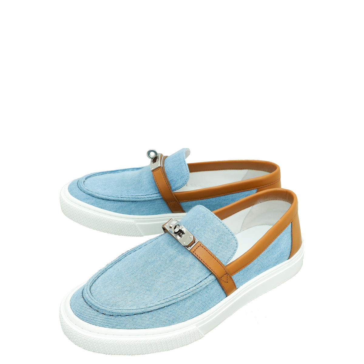 Hermes Game Slip On Denim Sneaker