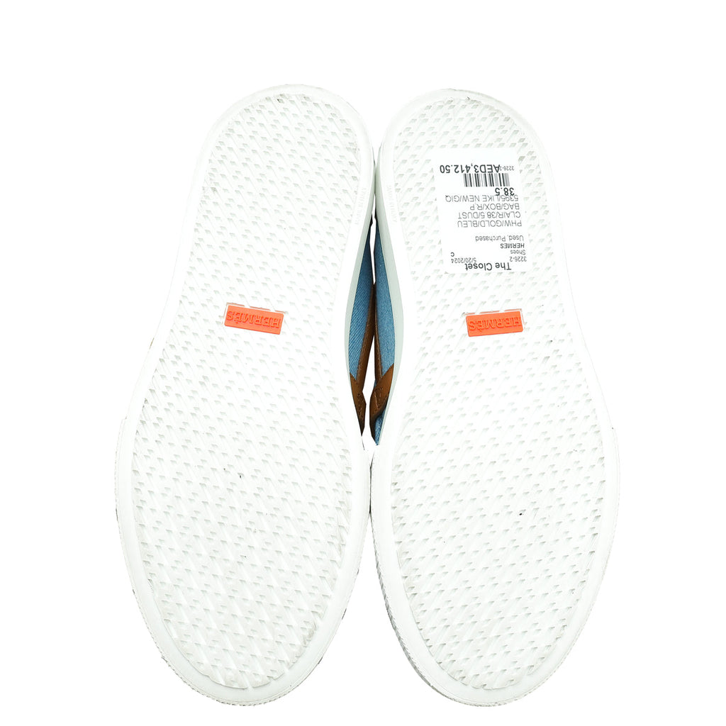 Hermes Game Slip On Denim Sneaker