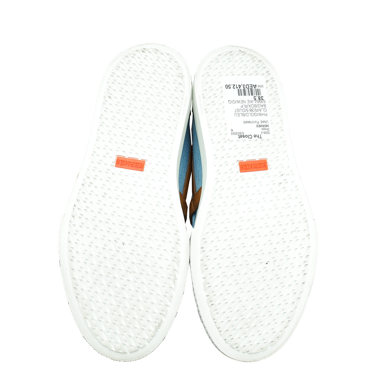 Hermes Game Slip On Denim Sneaker