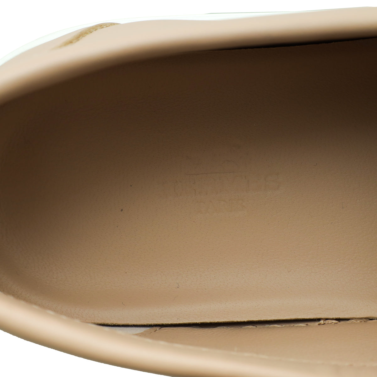 Hermes Beige Nude Game Slip On Sneaker 38.5