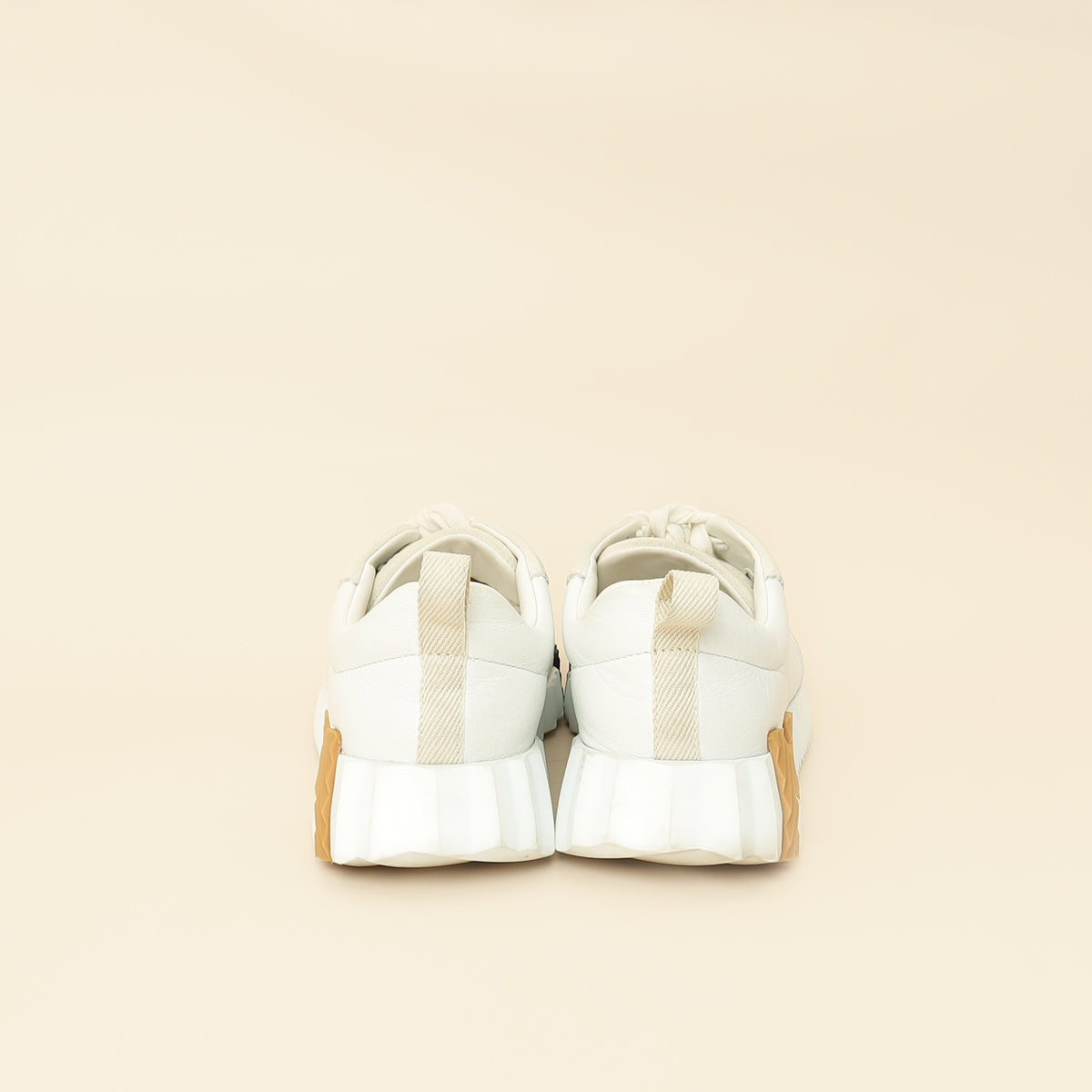 Hermes Blanc Bouncing Sneaker 38.5
