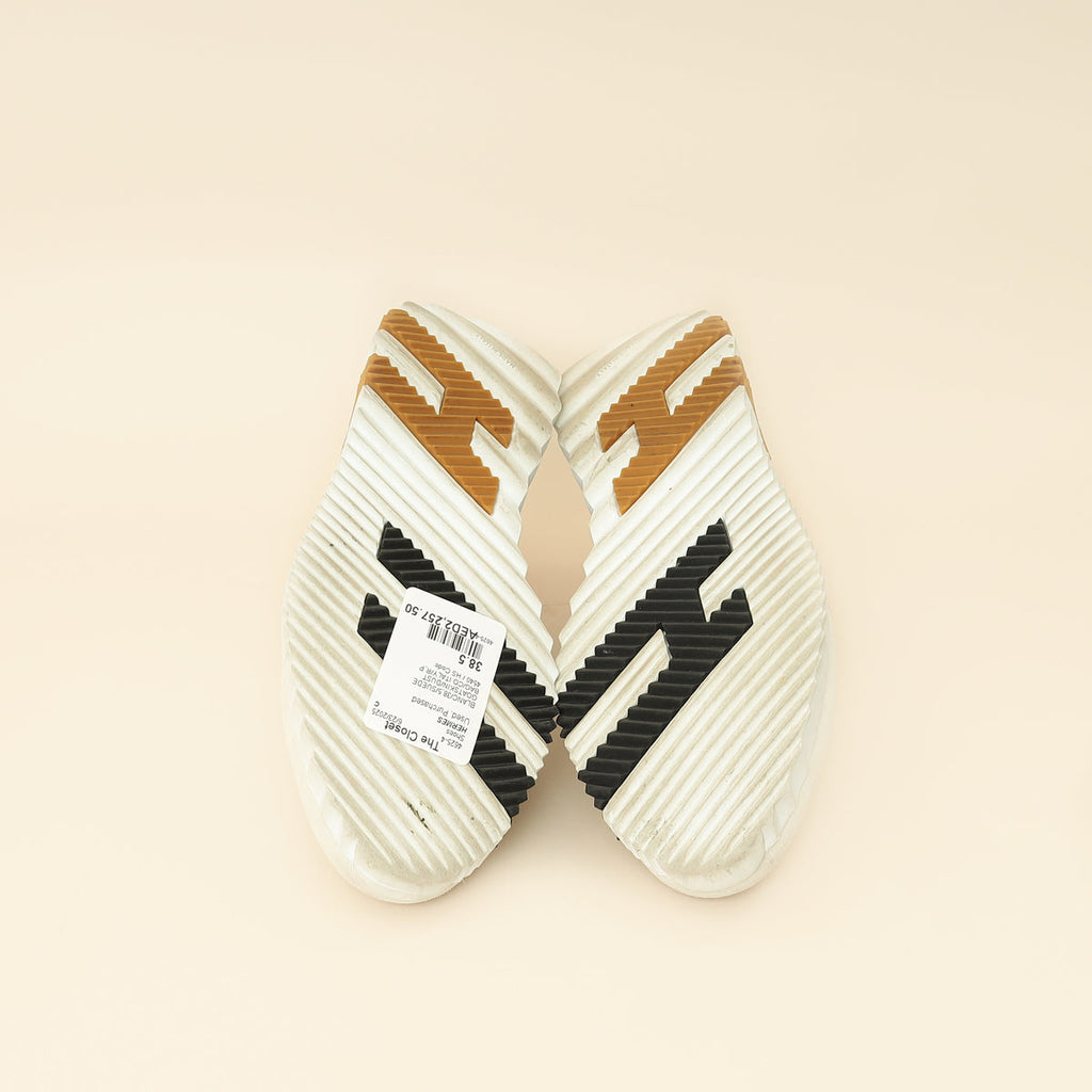 Hermes Blanc Bouncing Sneaker 38.5