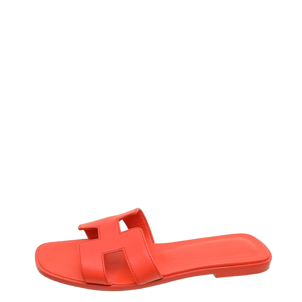 Hermes Capucine Oran Sandals 38