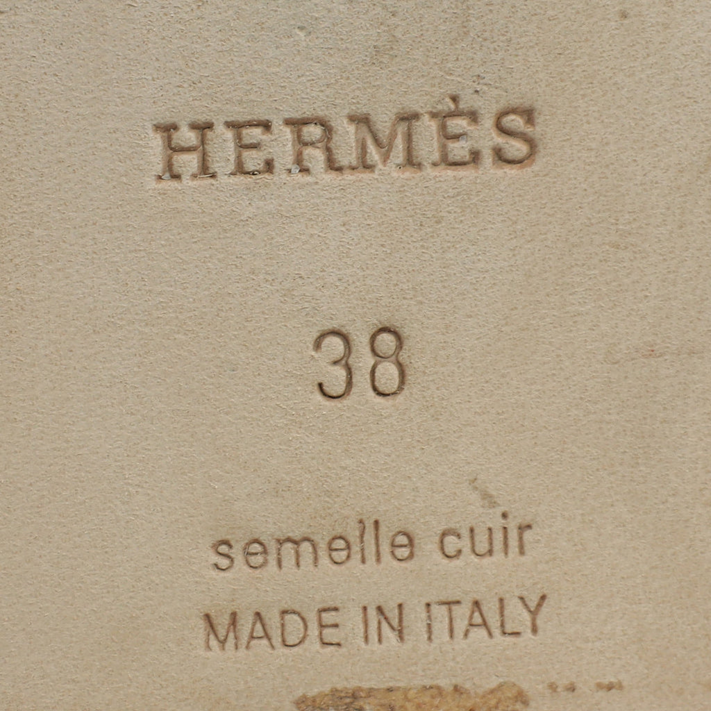 Hermes Capucine Oran Sandals 38