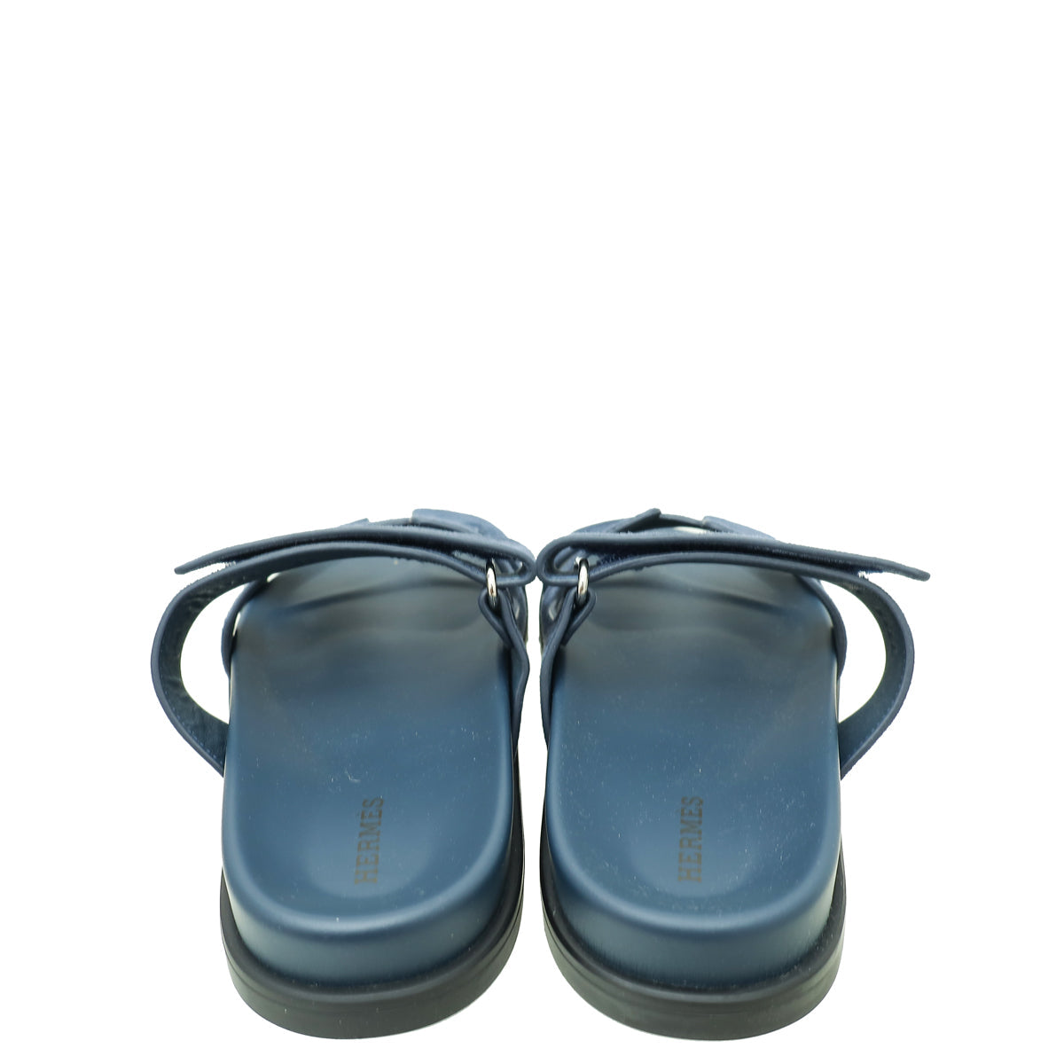 Hermes Bleu Céleste Suede Goatskin Chypre Sandal 38