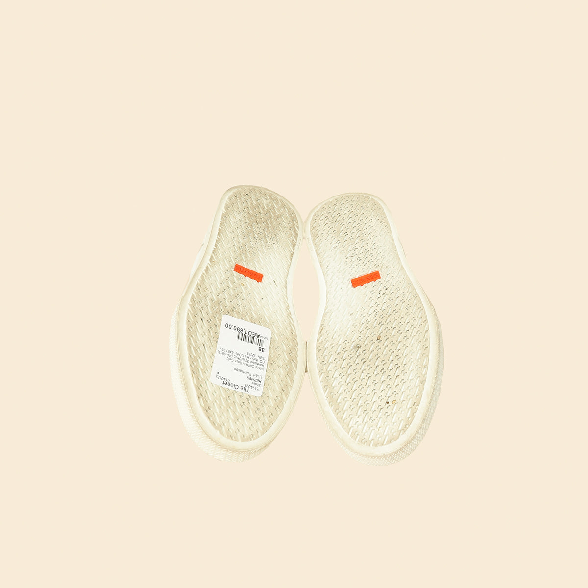 Hermes White Day Sneaker 38