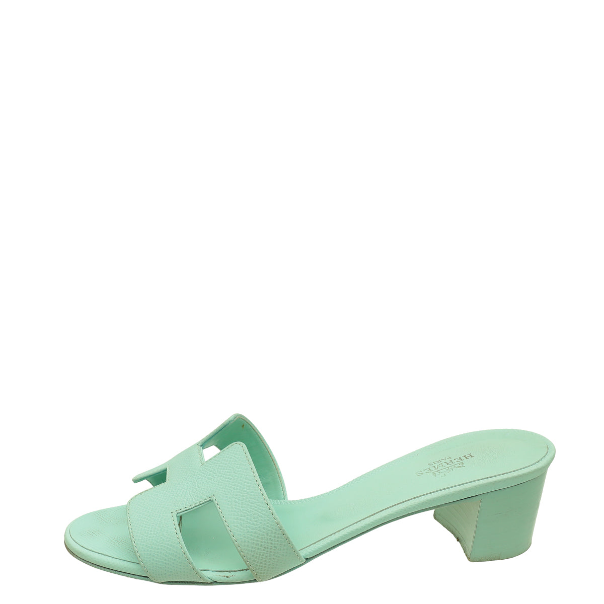 Hermes Vert Embrun Oasis Sandal 38
