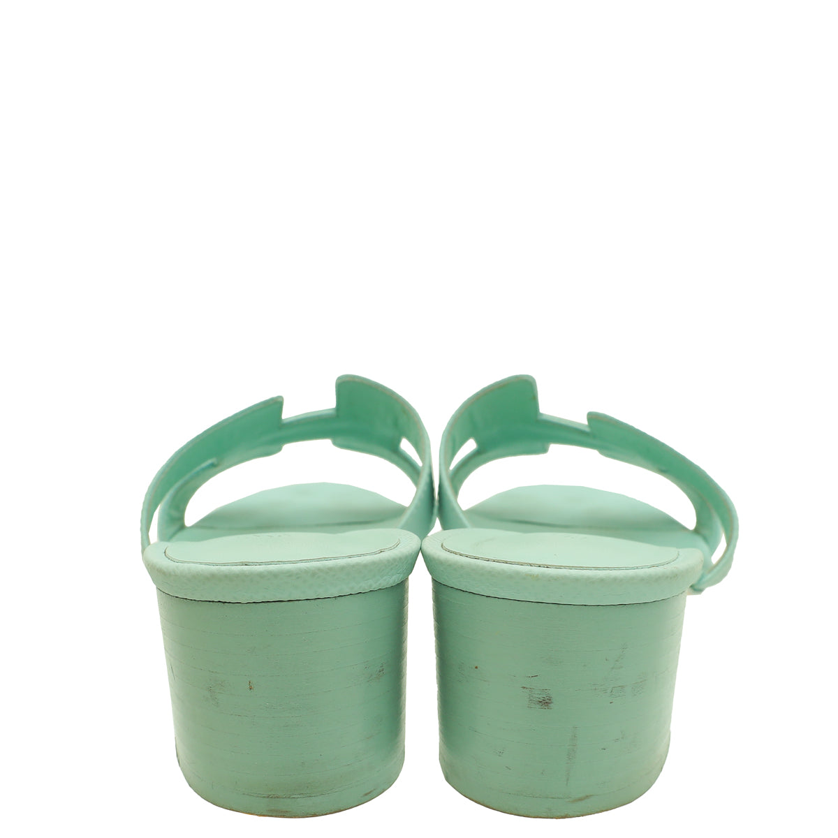 Hermes Vert Embrun Oasis Sandal 38