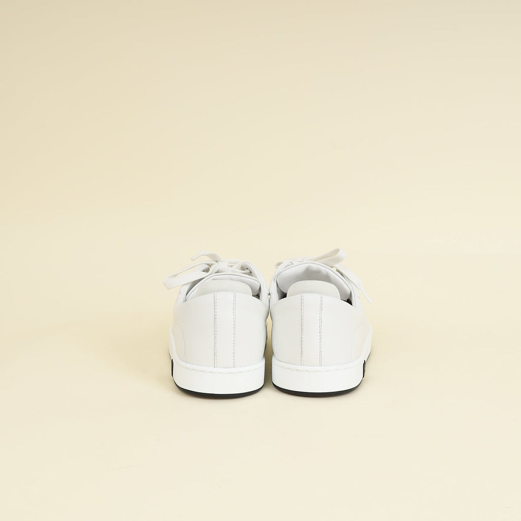 Hermes Blanc Kid Sneaker 38