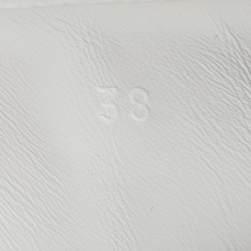 Hermes Blanc Kid Sneaker 38