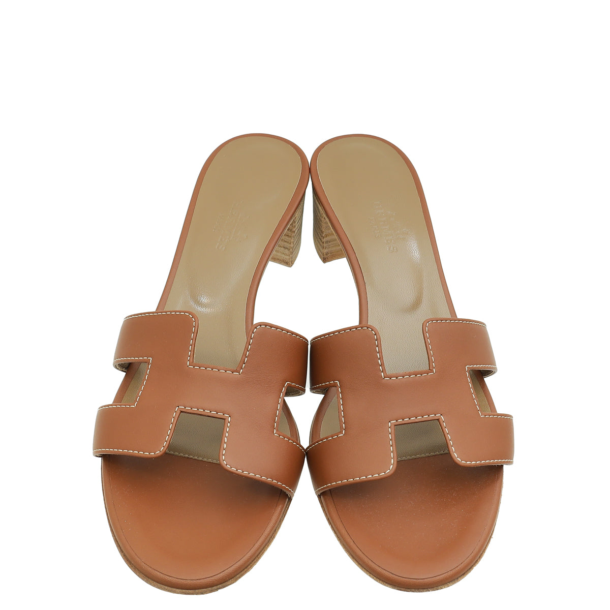 Hermes Gold Oasis Sandal 38