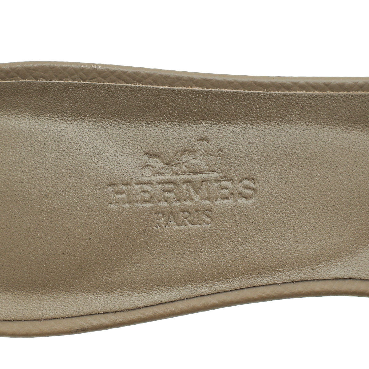 Hermes Etoupe Oasis Sandals 38