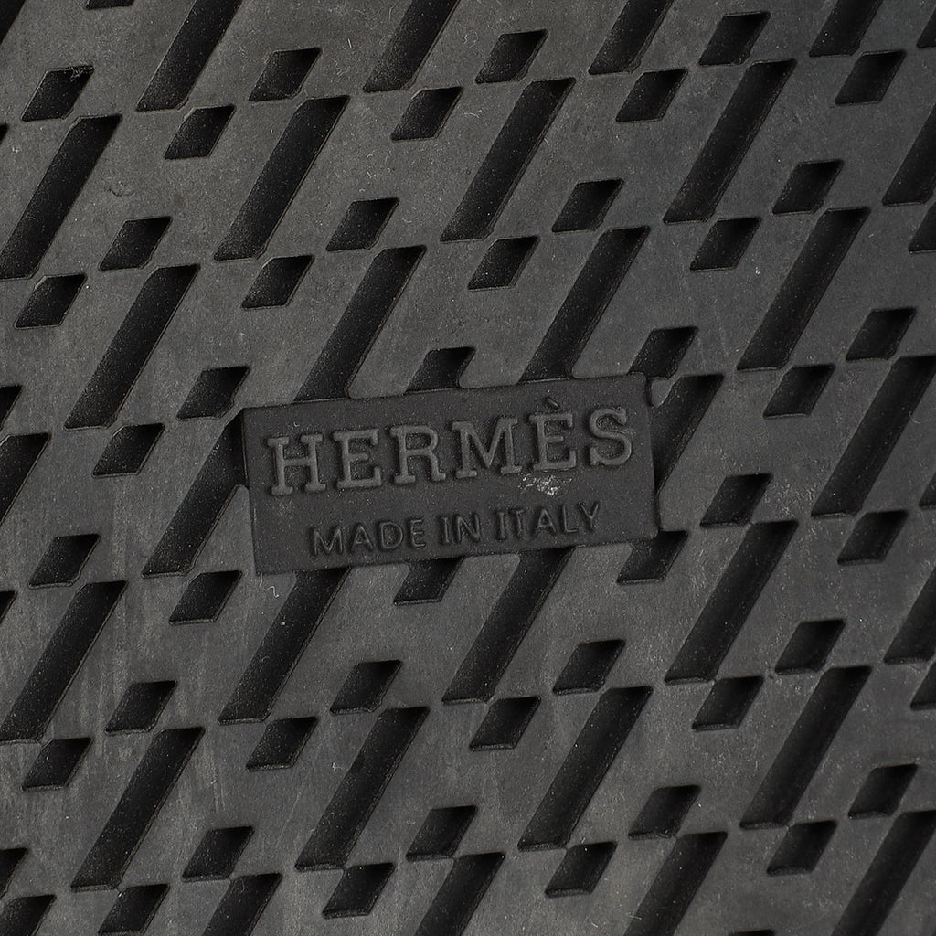 Hermes Marron Muscavado Chypre Suede Goatskin Sandal 38