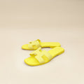 Hermes Jaune Curcuma Oran Sandals 38