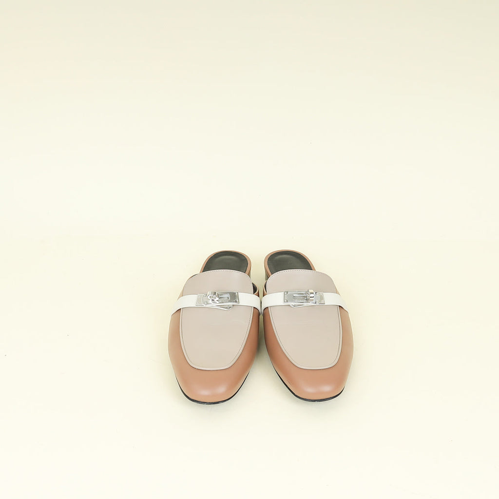 Hermes Multicolor OZ Mules 38