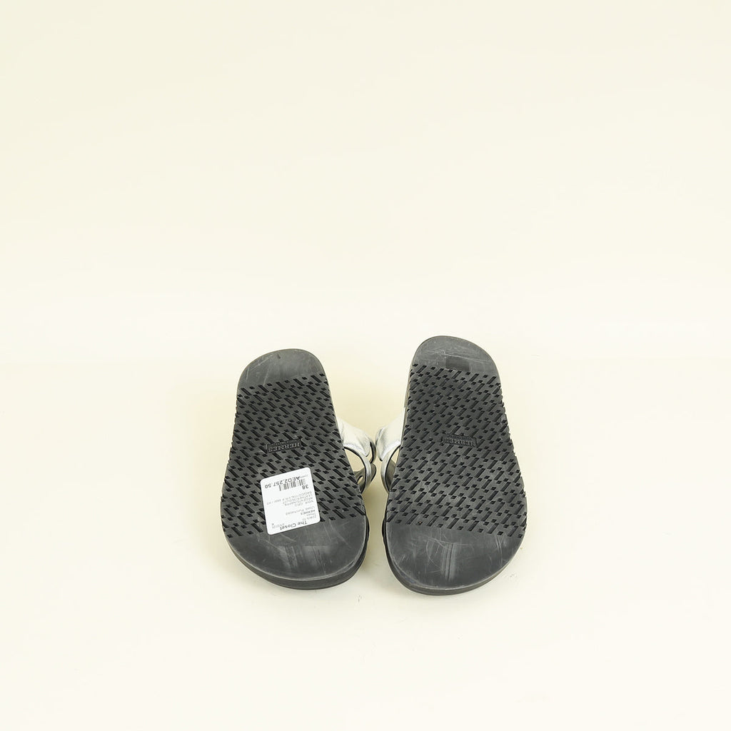 Hermes Bicolor Extra Sandal 38
