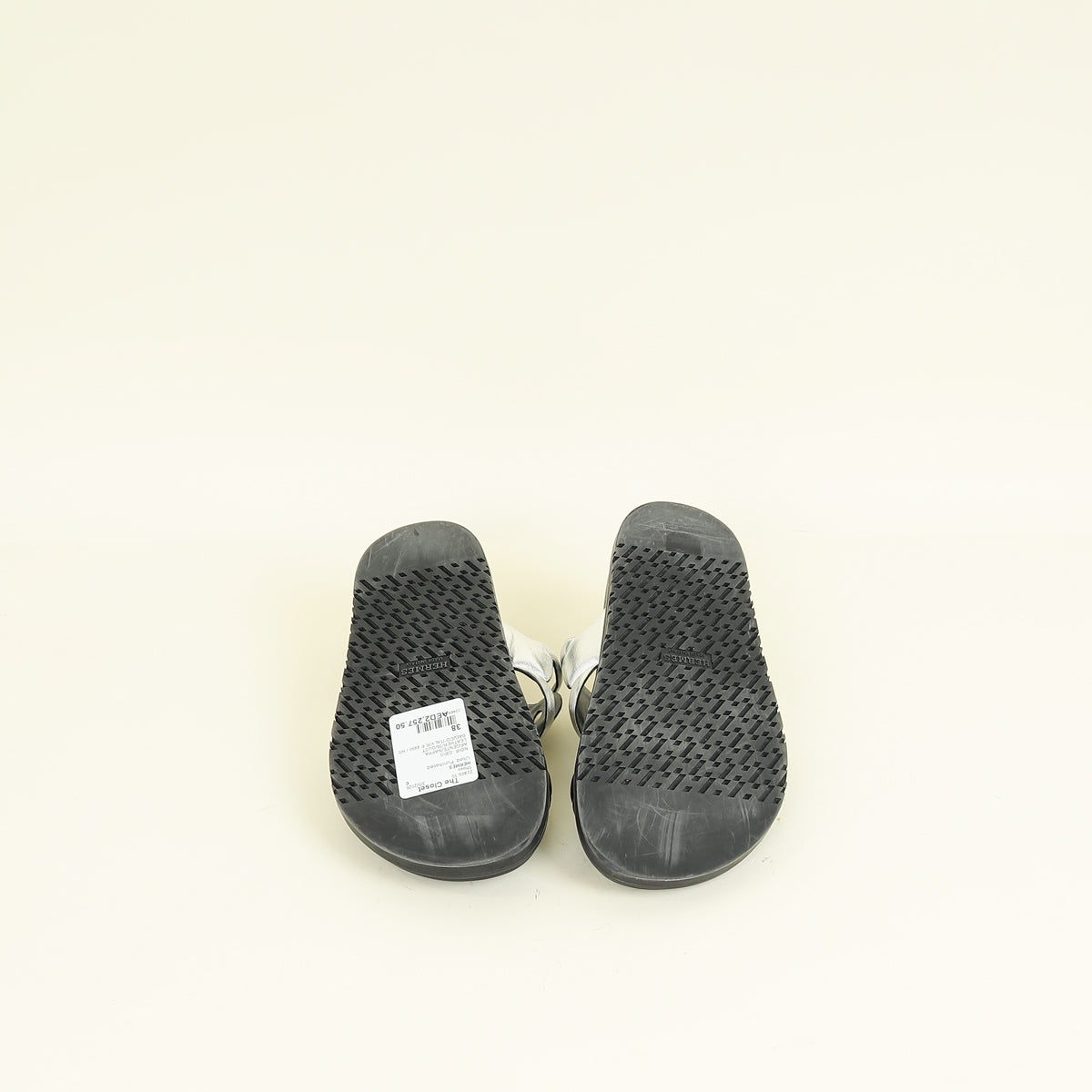 Hermes Bicolor Extra Sandal 38