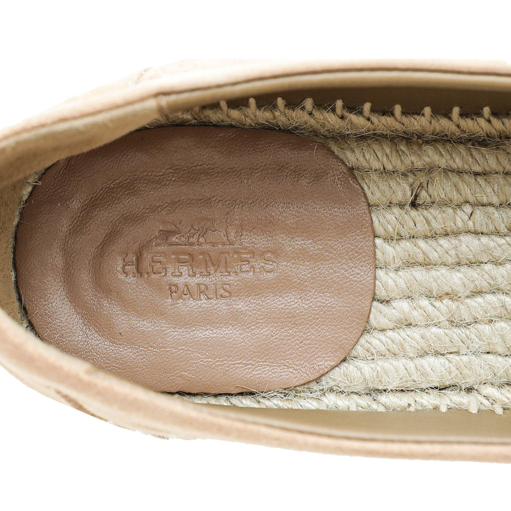 Hermes Bois De Santal Trip Espadrille 38