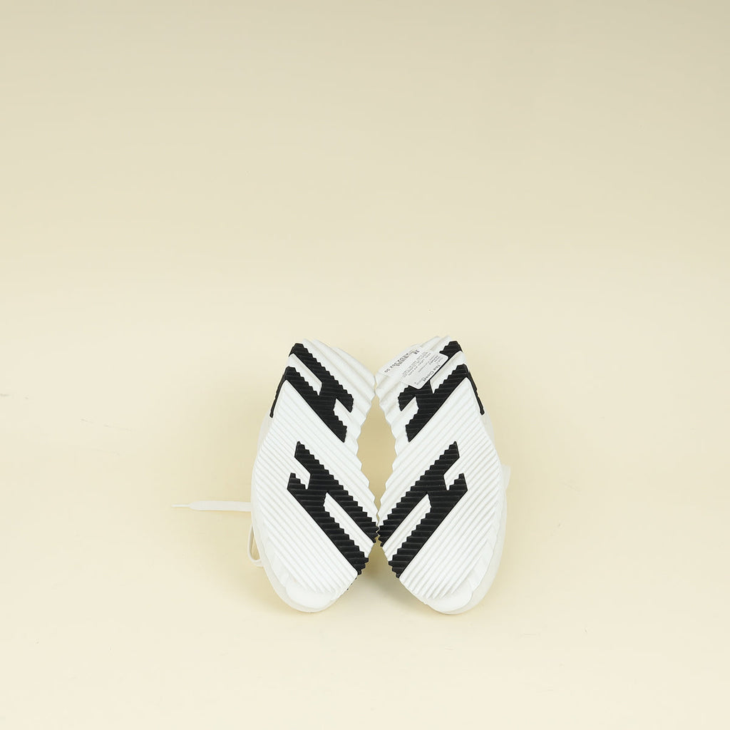 Hermes White Bouncing Sneaker 38