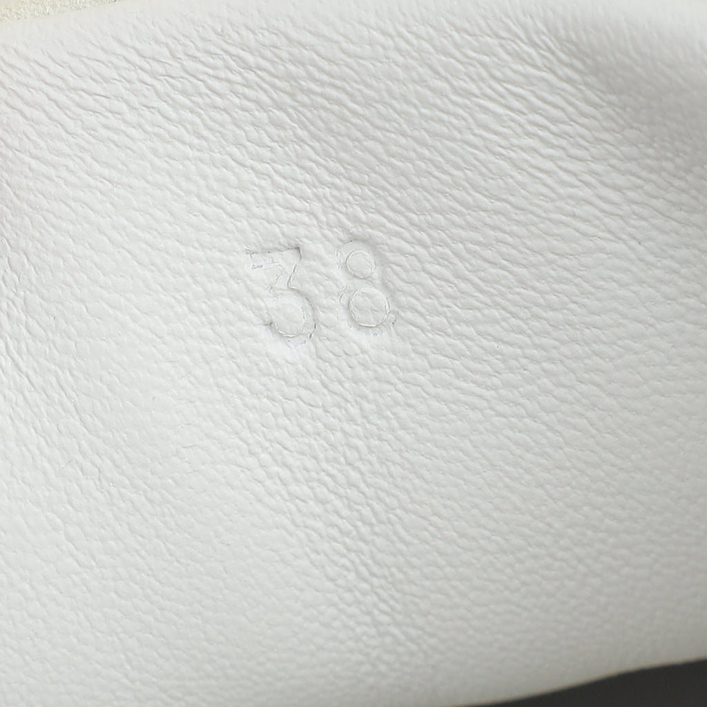 Hermes White Bouncing Sneaker 38