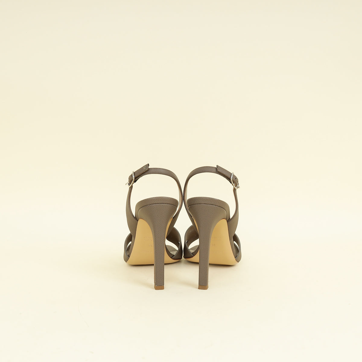 Hermes Gris Etain Holy 105 Sandal 38