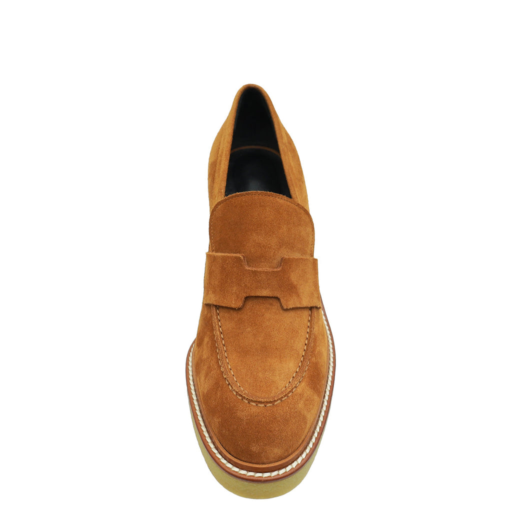 Hermes Brun Fume Didi 70 Loafer 38