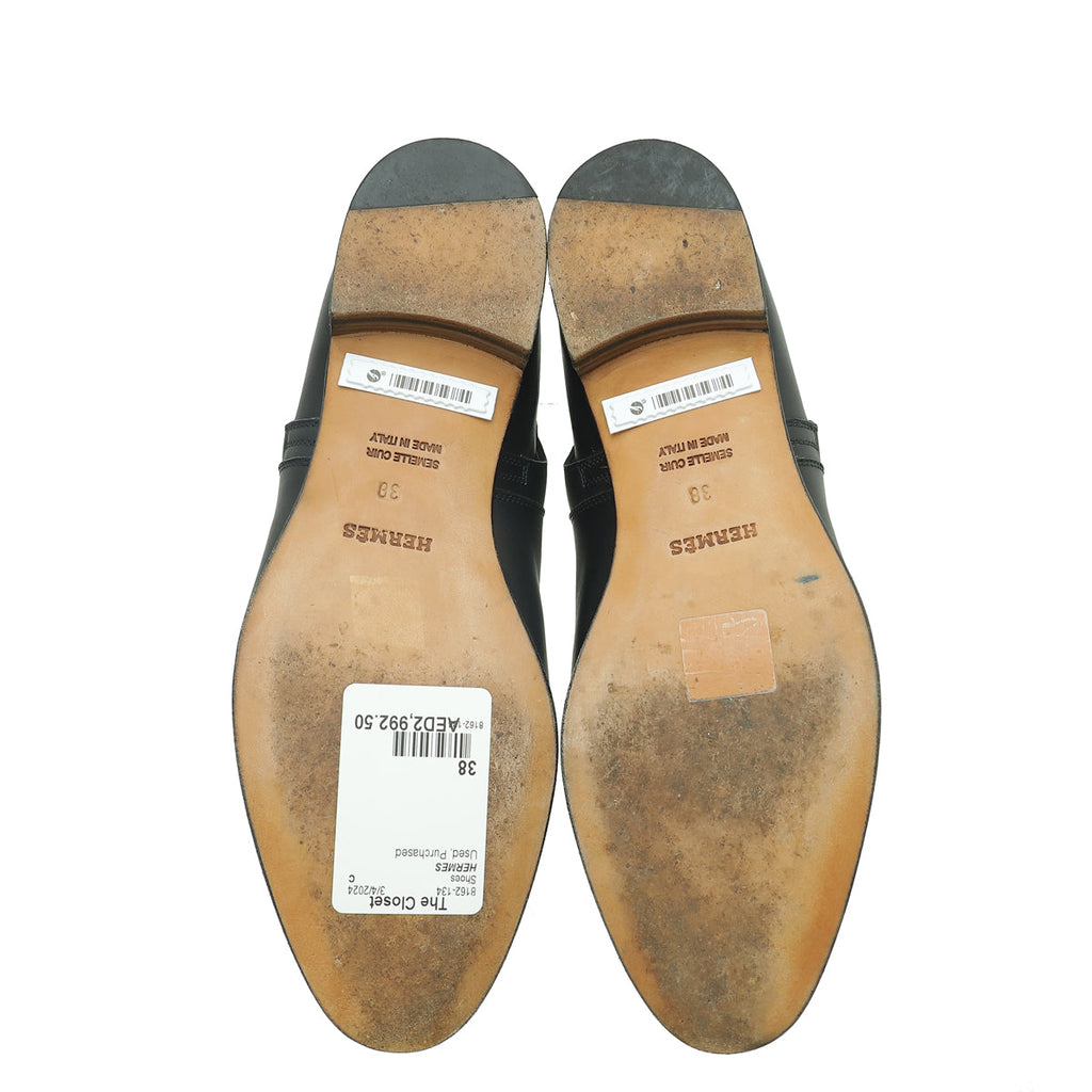 Hermes Noir Neo Ankle Boot 38