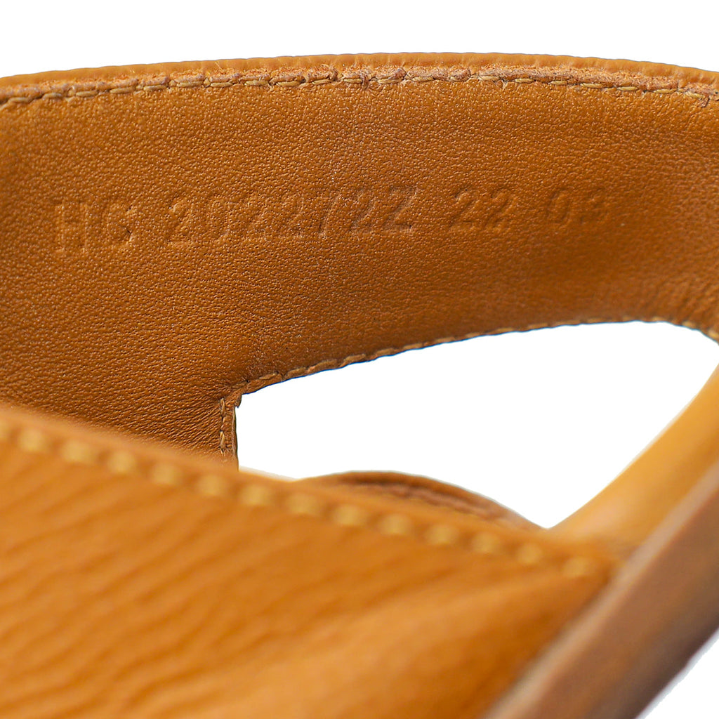 Hermes Naturel Oran Sandal 38