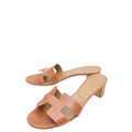 Hermes Gold Box Oasis Sandal 38
