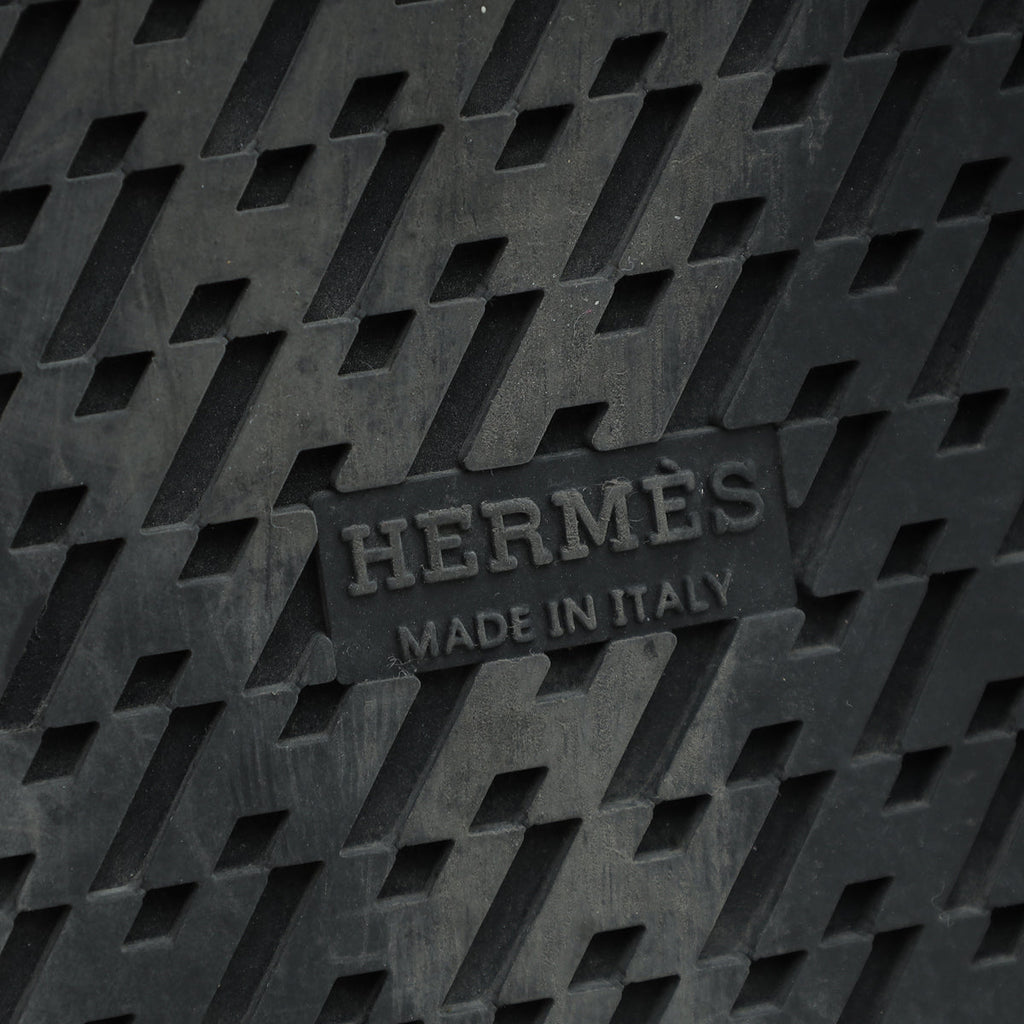 Hermes Bois De Santal Woolskin Chypre Sandals 39