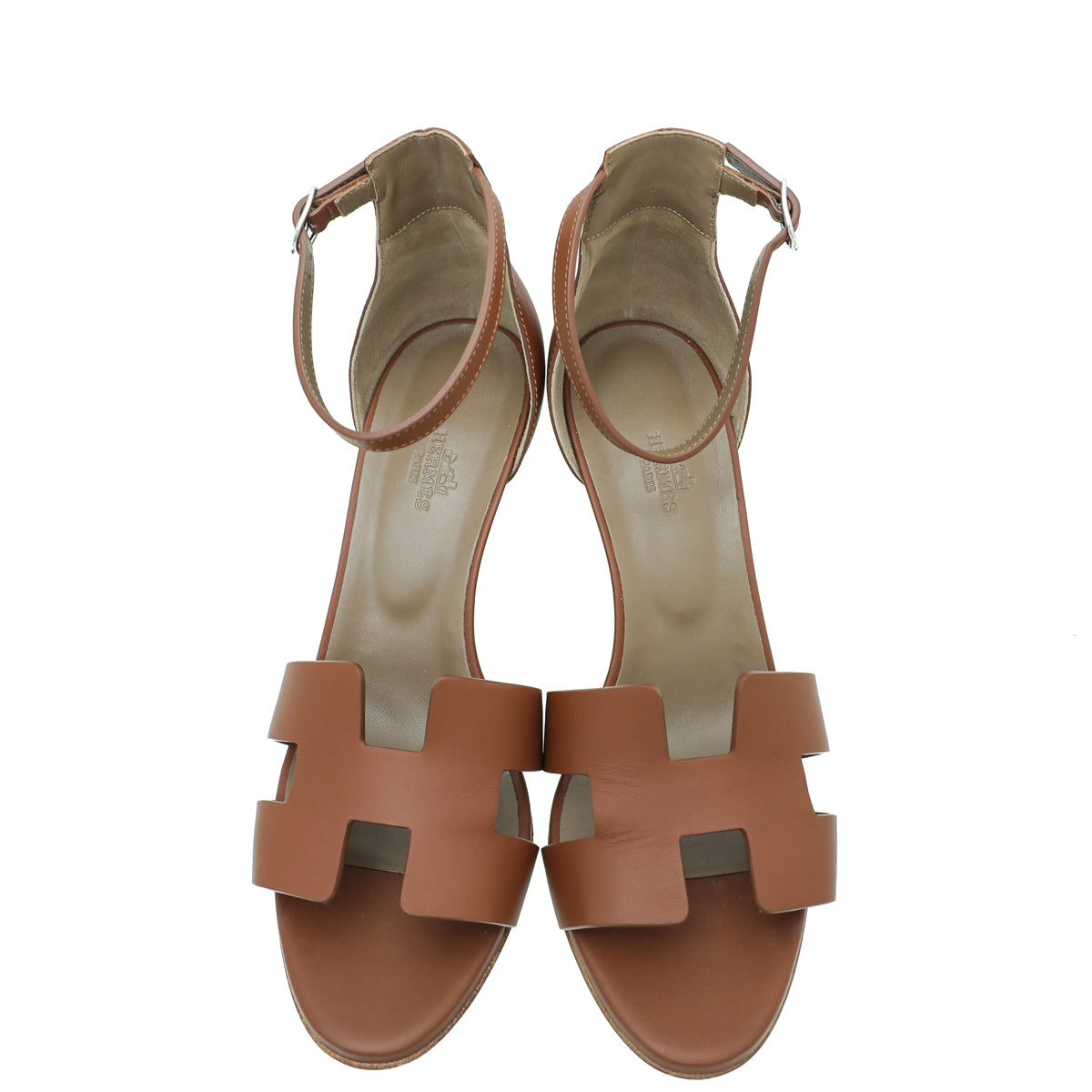 Hermes Brown Legend Sandals 39.5