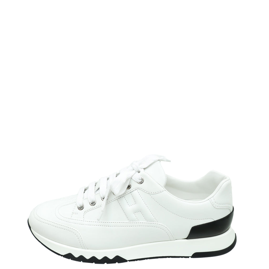 Hermes Blanc Trail Sneaker 39.5