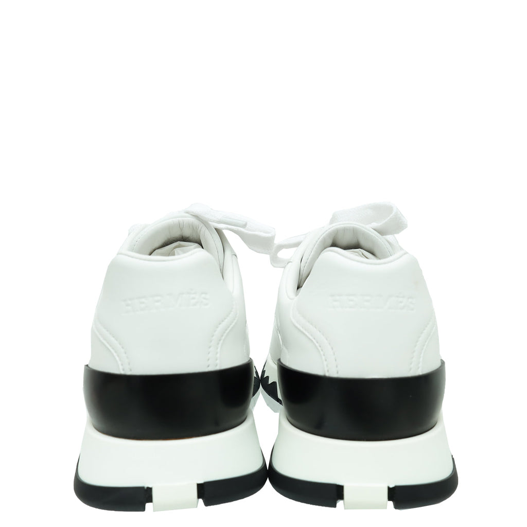 Hermes Blanc Trail Sneaker 39.5