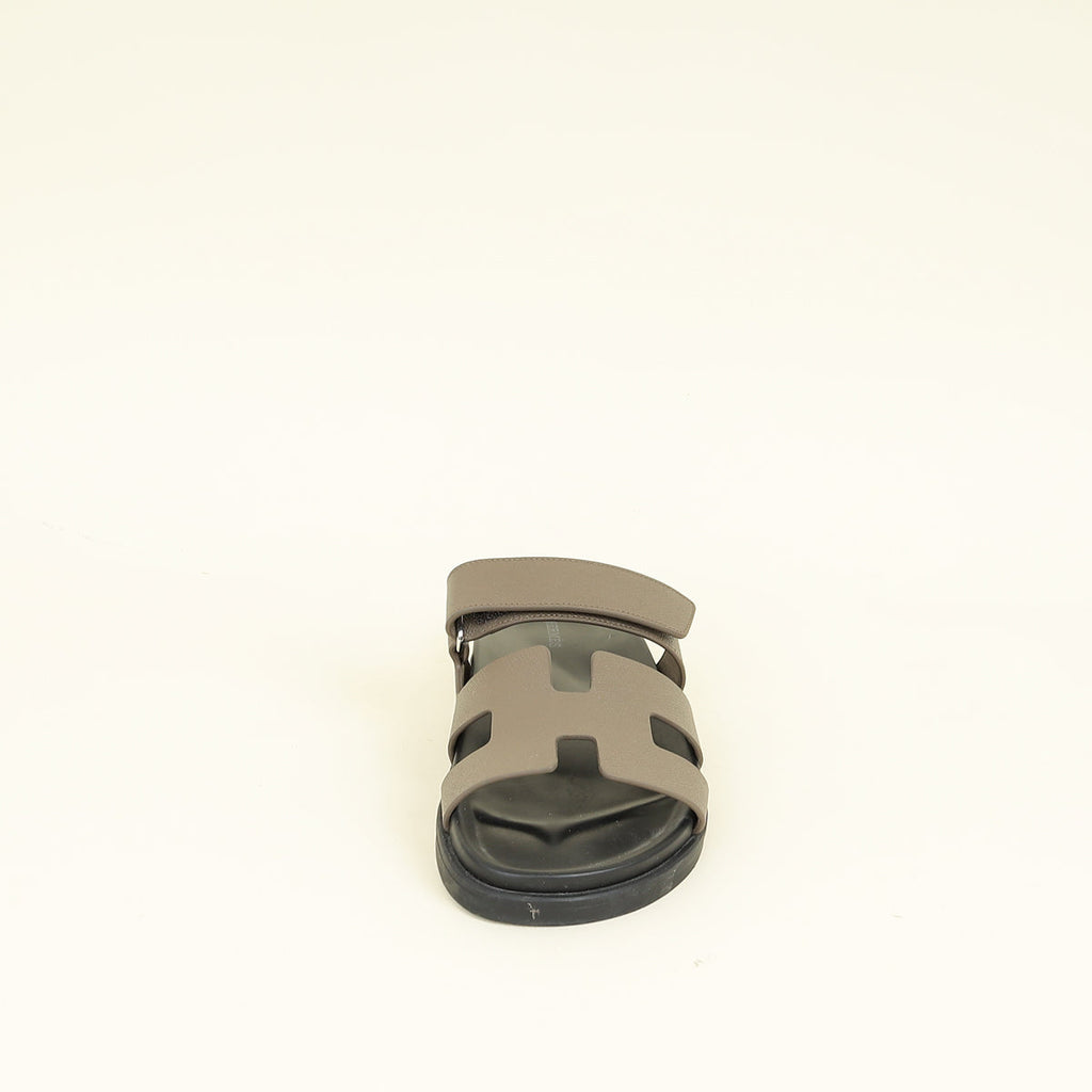 Hermes Gris Etain Chypre Sandal 39.5