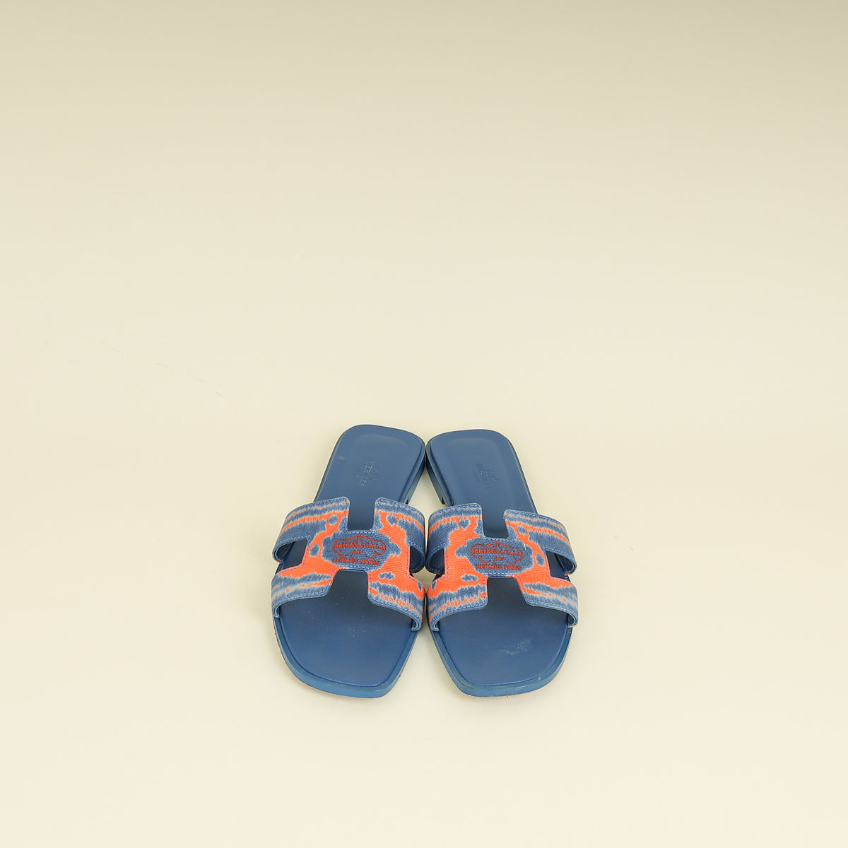 Hermes Bicolor Bride de Gala Oran Sandal 39.5