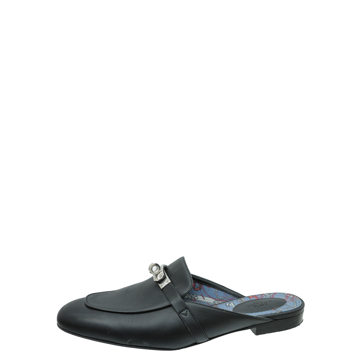Hermes Noir Oz Mule 39.5