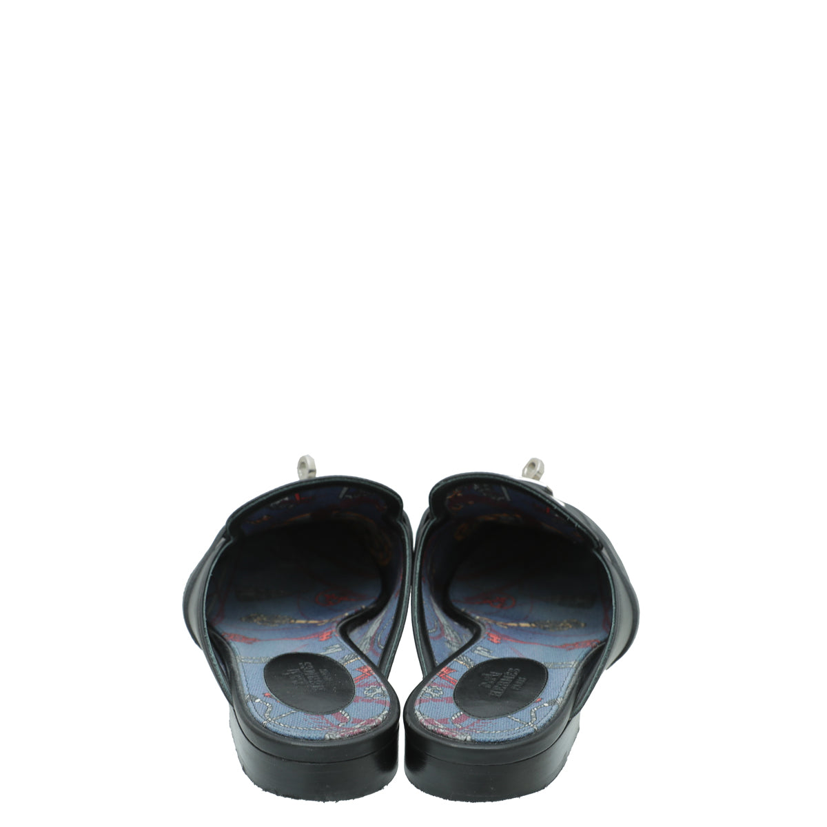 Hermes Noir Oz Mule 39.5