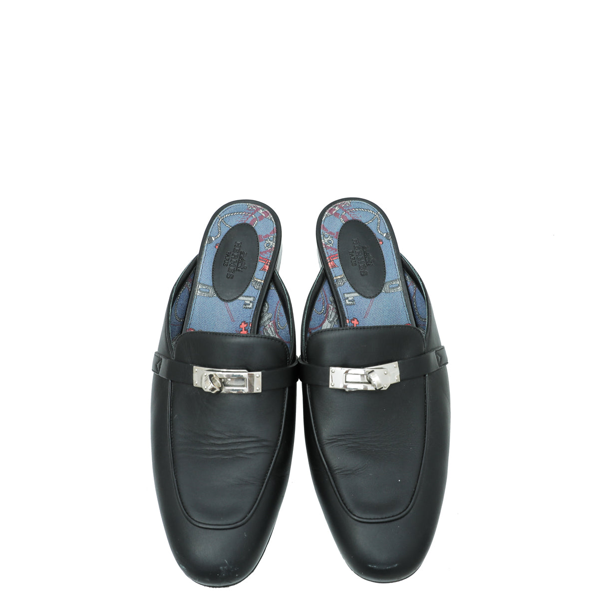 Hermes Noir Oz Mule 39.5