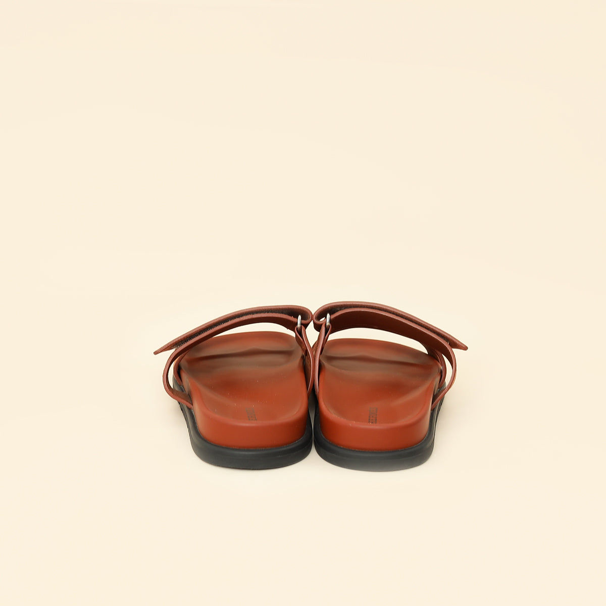 Hermes Cuivre Suede Chypre Sandal 39.5