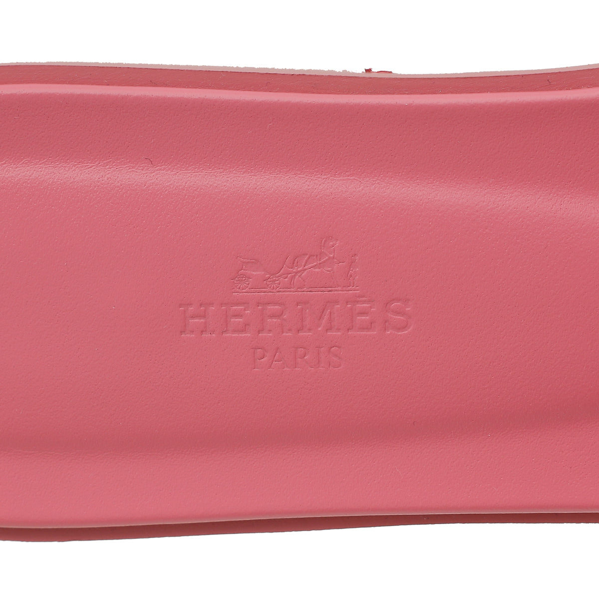 Hermes Rose Petale Oran Sandals 39.5
