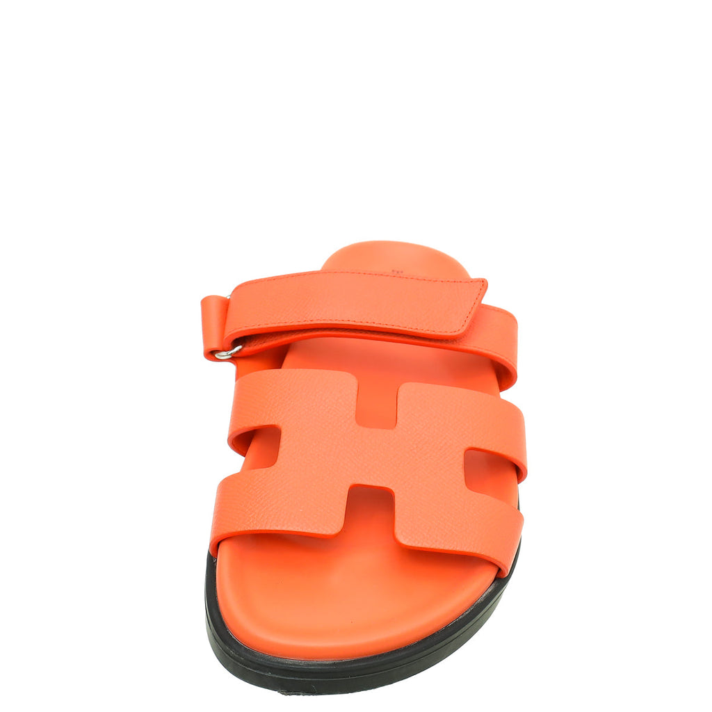 Hermes Coral Chypre Sandal 39.5