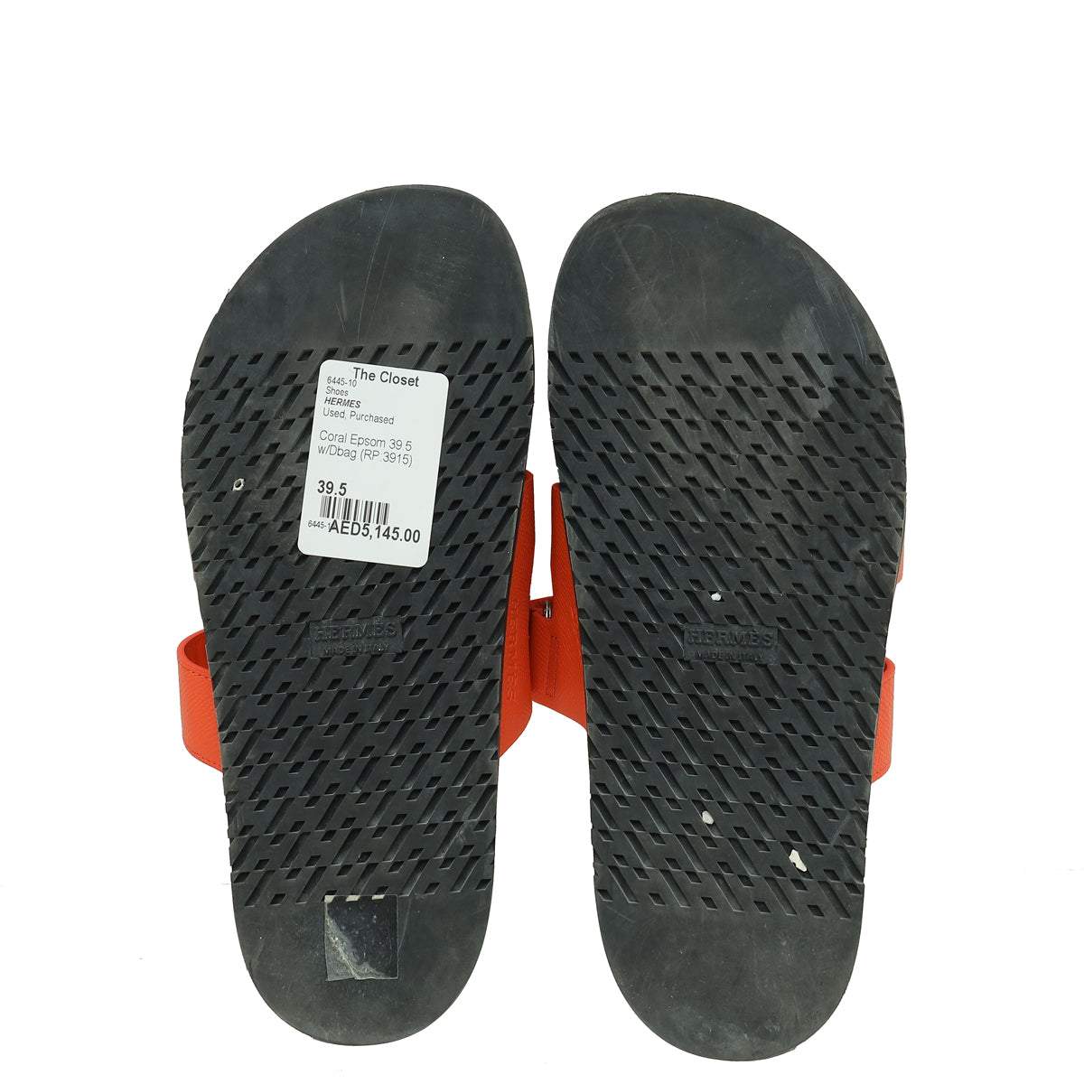 Hermes Coral Chypre Sandal 39.5