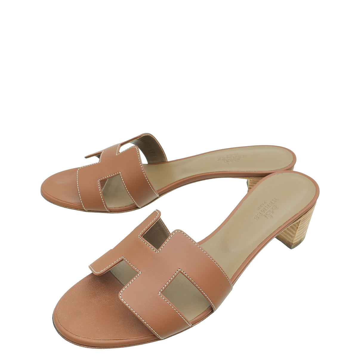 Hermes Gold Oasis Sandals 39.5