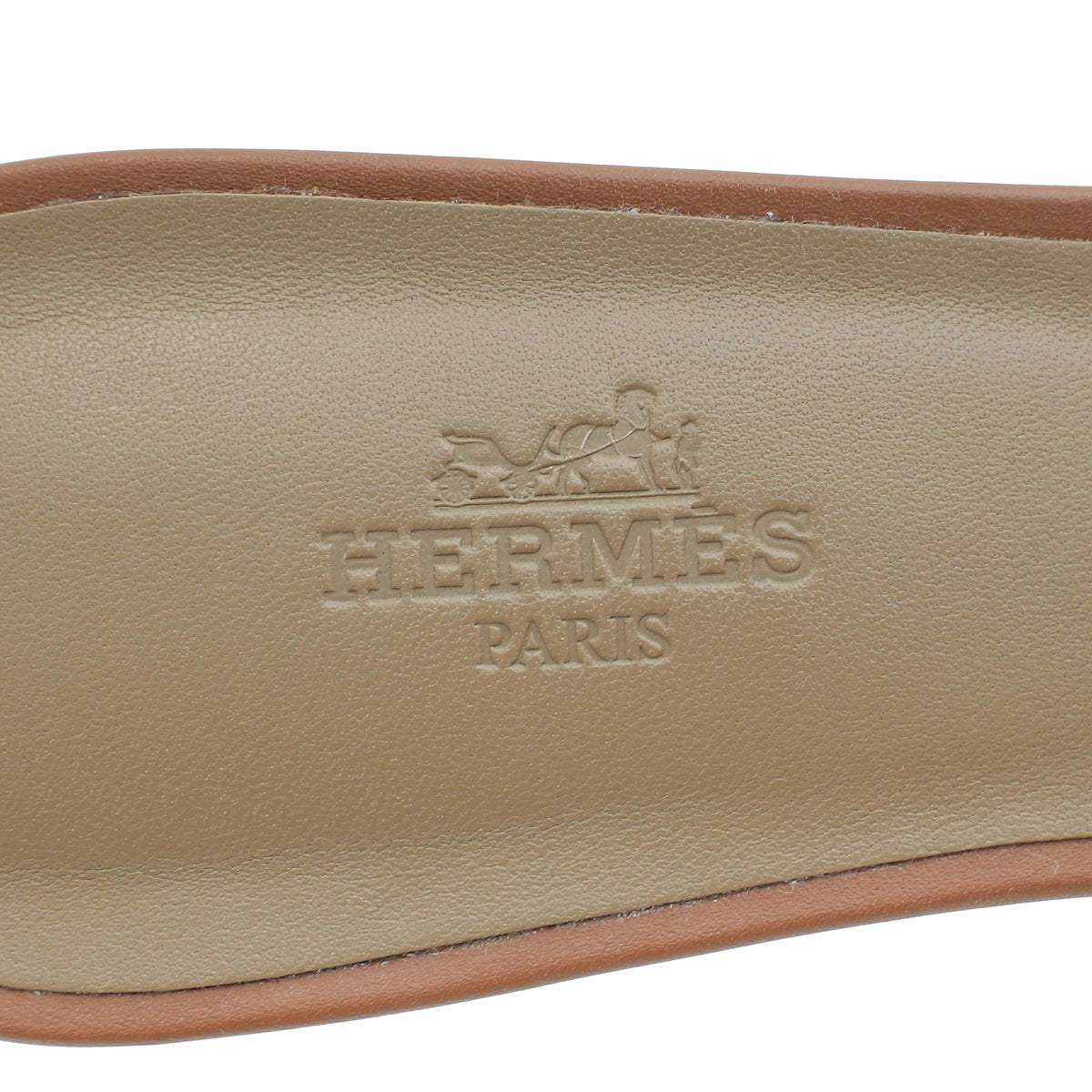 Hermes Gold Oasis Sandals 39.5