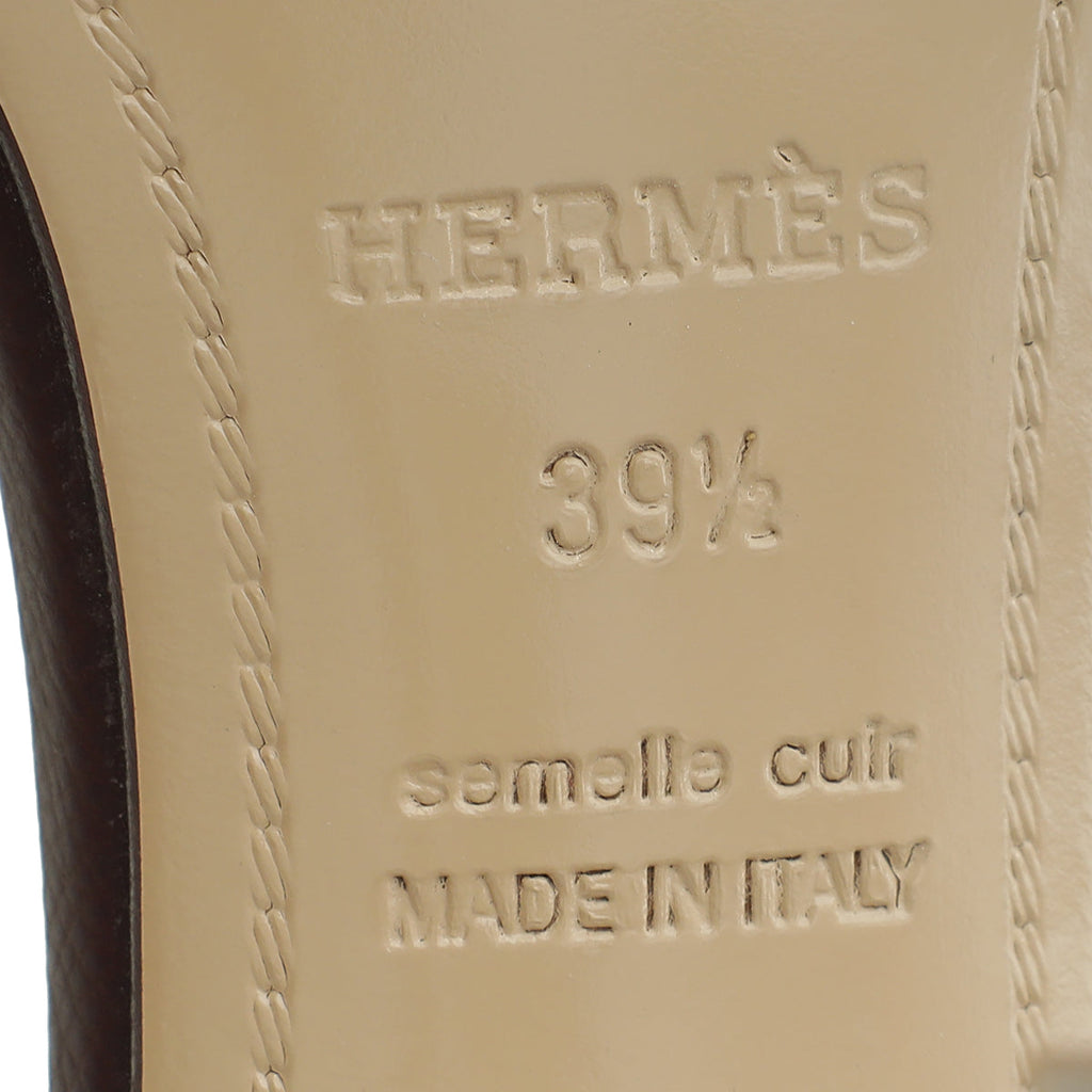 Hermes Ecorce Premiere 105 Sandals 39.5