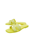 Hermes Jaune Curcuma Oran Sandals 39
