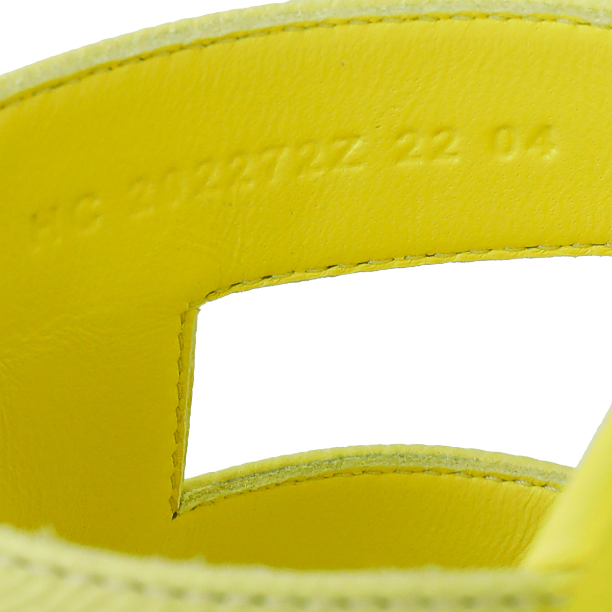 Hermes Jaune Curcuma Oran Sandals 39