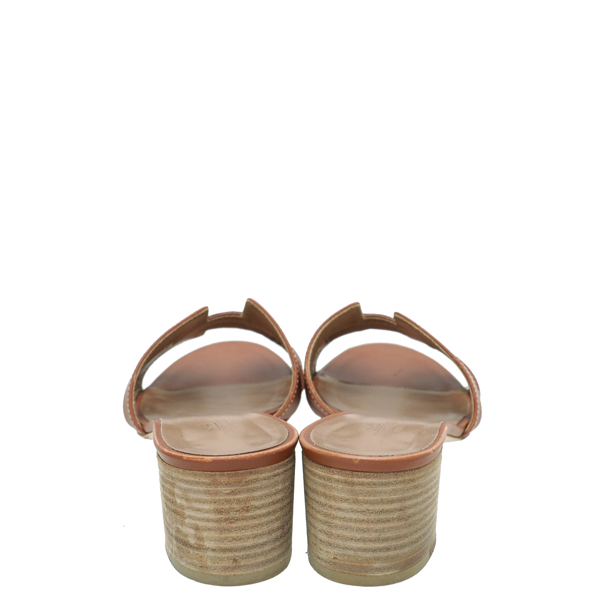 Hermes Gold Oasis Sandals 39